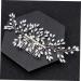 Ipetboom Bridal Side Comb Crystal Headpiece Bridal Hair Clip Wedding Headpiece Rhinestone Headpiece Mothers Headpiece Wedding Hair Clip Crystal Hair Comb Accessories Bride Pearl - Buy Online on GoSupps.com