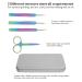 Eyelash Extension Tweezers Set - 4pcs Stainless Steel Nail Art Tools | Curved & Straight Tweezers for Perfect Lash Application - Buy Online on GoSupps.com