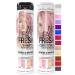 No Fade Fresh Light Pink Hair Shampoo + Conditioner Duo - Enhance Color Prevent Fading & Refresh Pastel Purple Tint Temporary Hair Dye