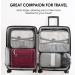WANDF Large Hanging Toiletry Wash Bag Travel Makeup Organizer (Red) - Men and Women's Cosmetic Storage Solution - Buy Online on GoSupps.com
