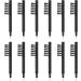 Unlorspy 12 Pcs Black Hearing Aid Cleaning Brush with Magnet and Loop - Perfect Tool for Airpods, Sound Amplifiers - Cleaner and Effective Hearing Aid Brushes - Buy Online on GoSupps.com