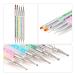 5 Piece Nail Art Pens Set - Liner Brush & Point Drill for DIY Nail Designs - International Shipping Available - Buy Online on GoSupps.com