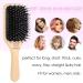 Boar Bristle Hair Brush for All Hair Types - Adds Shine, Smoothness - Paddle Hairbrush and Comb Set for Men, Women, Kids - Buy Online on GoSupps.com