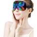 Colorful Neon Butterfly Sleeping Mask - Soft Adjustable Eye Mask for Light Blocking | Perfect Sleep Blindfold for Women Men Girls & Boys - Buy Online on GoSupps.com