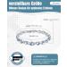 JECANORI Women s Titanium Steel Magnetic Bracelet - Ultra Strong 3500 Gauss - Health & Wellness Crystal Blue Magnetic Jewelry - Buy Online on GoSupps.com