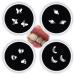 Tartar jewelry 12Pcs set tooth crystal tartar tooth decorations teeth gem gemstone dental diamond tooth toothed tooth crystal ornaments decoration crystal gemstone street decor for men women