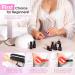 ROSALIND Gel Nail Polish Set Glitter Glossy Matte Top Coat Gel Polish 20 Colors UV Gel Polish Set White Blue Nude Nail Polish for Girls - Buy Online on GoSupps.com