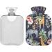 Shop Tropical Palm Leaves Giraffe Zebra Heat Bottles - 2L Hot Water Bag for Pain Relief & Warmth | Ideal for Pregnant Women - Buy Online on GoSupps.com