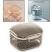 Denture Case with Strainer Basket - Black Dentures Bath Box for Safe Storage | International Shipping Available - Buy Online on GoSupps.com