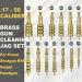 iunio Solid Brass Gun Cleaning Jag Set with 13-Jags and Storage Case - Rifle Maintenance and Cleaning Kit - Buy Online on GoSupps.com