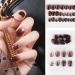 dijiusidy False Nail Fashionable Various Shapes Fingernail Full Coverage Strong Viscosity Adjustable Paster for Manicure Art 6 F741 6 1 count (Pack of 1) - Buy Online on GoSupps.com