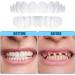 Jiazhou Hub Temporary Prostheses: 2 Pairs Cosmetic Veneers & Snap-On Dentures for a Natural Smile - Buy Online on GoSupps.com