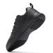 ENLEN&BENNA Food Service Shoes Slip Resistant Shoes for Women Nursing Shoes Comfortable Lightweight Non Slip Work Shoes for Women 7 Black