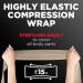 Premium Compression Bandage Set - 4pk with Extra Clips | Durable Elastic Wrap | Reusable & Stretchy up to 4.6m - Buy Online on GoSupps.com