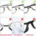 Curled 24 Pairs Self-Adhesive Nose Pads for Glasses - Soft Foam Anti-Slip Sponge in Black & Skin Color - Buy Online on GoSupps.com