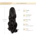 50cm Dark Brown Curly Claw Clip Ponytail Extensions | Wavy Hair Braid | Synthetic Hair for Women - Buy Online on GoSupps.com