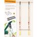 YOHOOLYO Kids Trapeze Swing Bar with Wooden Rings and Plastic Gym Rings (Yellow) - Buy Online on GoSupps.com