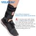 Velpeau Ankle Brace Stirrup Splint - Adjustable Rigid Support for Sprains, Tendonitis - Post-Op Cast Protection - Women and Men - Large Right Foot - Buy Online on GoSupps.com