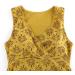 Manci Women's Nursing Maternity Top - V-Neck Ruched Waist Pajama Top - Black/Yellow/Blue - Size Large - Buy Online on GoSupps.com