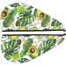 Super Absorbent Watercolor Green Tropical Microfiber Hair Towel Wrap - Quick Dry Coral Velvet for All Hair Types - Buy Online on GoSupps.com