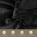 Arqumi Double-Layer Large Satin Sleep Bonnet for Women - Black - Buy Online on GoSupps.com