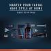 King C. Gillette Cordless Beard Trimmer Kit for Men - 3 Combs, Cleaning Brush, Charger, Travel Bag - BLUE - Buy Online on GoSupps.com