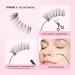 10 Pairs Glowingwin Short Wispy Cat Eye Half Lashes - Natural False Eyelashes with Clear Band - Handmade Reusable Soft Mink Lashes - Corner Lashes 3/4 Length - Fluffy & Transparent Fake Lashes - Style 08 - Buy Online on GoSupps.com