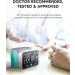 2022 Rechargeable Wrist Blood Pressure Monitor with Large LED Display and Position Sensor - Digital Automatic BP Cuff with Voice Function and 240 Memory Sets - Black - Buy Online on GoSupps.com