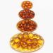 Sunflower Receptacle Glass Jewels for Tiffany Style Crafting - 50x37mm Oval Brown - Buy Online on GoSupps.com