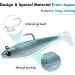 TRUSCEND Pre-Rigged Jig Head Soft Fishing Lures Paddle Tail Swimbaits for Bass Fishing Shad or Tadpole Lure with Spinner Premium Fishing Bait for Saltwater Freshwater Trout Crappie Fishing A-3.50.45oz - Buy Online on GoSupps.com