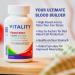 VITALITY Power Iron Organic Spirulina Boosts Energy with Iron Bisglycinate Vitamin B12 Build Blood Boost Energy 60 Capsules - Buy Online on GoSupps.com