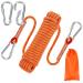 10mm climbing rope outdoor security rope nylon rope static climbing rope rescue rope Fire rescue parachute rope for work in the height/fire conductor/abseiling/sport red