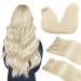 Doores real hair extensions clip light platinum blonde 45cm 18 inch 9 pieces 150g remy hair extension real hair natural real hair extension hair extension real hair clip thick hair 45cm-150 light platinum blonde