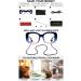 OCCI CHIARI Women's Fashion Reading Glasses Blue Light Blocking Reader +1.0-3.5 5087-Purple 2.5x - Buy Online on GoSupps.com
