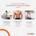 LOOKEE Premium LED 4-Channel TENS Unit EMS Muscle Stimulator - Pain Relief Therapy 36 Programs FSA/HSA Eligible - Buy Online on GoSupps.com