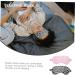FRCOLOR 2pcs Blackout Sleep Mask - Plush Travel Eye Masks for Men and Women Adjustable Silk Eye Blindfolds for Ultimate Comfort - Buy Online on GoSupps.com