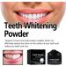 Natural Charcoal Teeth Whitening Powder with Coconut - Remove Yellow Spots & Lighten Teeth - Buy Online on GoSupps.com