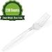 Safeware 200 Clear Heavy Duty Plastic Forks - Disposable Utensils for Party, BBQ, Picnic, Office, Restaurant - Silverware Set - Buy Online on GoSupps.com