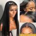 Geeta Hair 13x6 Brazilian Human Hair Lace Front Wig 22 Inch - Pre Plucked, 150% Density, Natural Hairline - Straight Hair, Natural Color - Buy Online on GoSupps.com