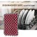 Herda Cast Iron Skillet Cleaner Scrubber - Upgraded 316 Chainmail Scrubber for Cast Iron Pan - Metal Scrubber for Wok Skillet Accessories - Red - Buy Online on GoSupps.com
