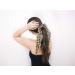Satin and Chiffon Detachable Hair Scarf Scrunchies 10 Pcs - Ribbon Bowknot Ponytail Accessories for Women and Girls - Floral and Leopard Print - Buy Online on GoSupps.com