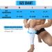 360 RELIEF Compression Calf Sleeves for Men and Women | Shin Splints, Muscle Cramps, Circulation | Running, Hiking, Marathon | M L XL Sizes | White - 1 Pair + Mesh Laundry Bag - Buy Online on GoSupps.com