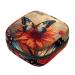 Menstruation pad bag with zipper women's napkin bag tampons collective bags for women and girls (butterfly and flower) Color 11
