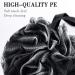 3Pcs Eco-Friendly Large Bath Loofah Sponge | Body Scrubber & Exfoliator for Clean Skin | Black - Buy Online on GoSupps.com
