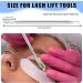 50 Pieces Eyelash Lift Tool Separator Lift Tools with Comb Silicone Eyelash Lash Lift Pads with Stainless Steel Eyelash Perm Tool Eyelash Rods for Lash Lift Rods Lash Perm Metal Eyelash Comb White+Silver - Buy Online on GoSupps.com