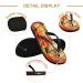 Mnsruu Musical Note Love Vintage Flip Flops | Stylish XXL Sandals for Men & Women | Perfect Home Spa & Travel Slippers - Buy Online on GoSupps.com