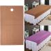 Verdant Touch Spa Beautyblock - Waterproof Massage Bed with Facial Hole 200x115 cm Violet & Dark Coffee | Perfect for Spa & Home Use - Buy Online on GoSupps.com