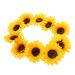 Zerodeko 50 Pcs Simulated Sunflower Clothes Decoration Easy to Attach Patch Sunflower Design Attractive Patch Cotton Patch Coat Artificial Flower Dance Costume Clothing Decorate Silk Cloth As Shownx5pcs 10X10X2CMx5pcs