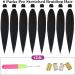 Beyond Beauty 8 Packs Black Pre Stretched Braiding Hair Synthetic Yaki EZ Braiding Coi Leray Braids Knotless Braiding Hair Extensions Pre Stretched Hot Water Setting Crochet Braids 42Inch(#1B) 8Packs-42Inch #1B - Buy Online on GoSupps.com
