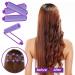 29-Piece Sponge Curlers Set - 15mm Foam Hair Rollers for All Hair Lengths | No Heat Curling & Pintail Comb Included - Blue - Buy Online on GoSupps.com